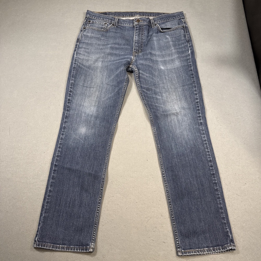 Levi's 511 Slim Fit Men's 38×32 Blue Jeans Denim Straight Leg Zip Fly